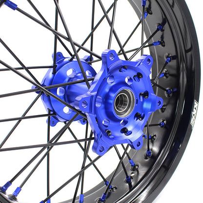 KKE 3.5/4.25 Supermoto Spoked Wheels For SUZUKI DRZ400SM 2005-2024 Dirtbikes