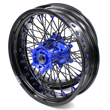 KKE 3.5/4.25 Supermoto Spoked Wheels For SUZUKI DRZ400SM 2005-2024 Dirtbikes