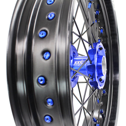 KKE 3.5/4.25*17" Supermoto Wheels For SUZUKI DRZ400 DRZ400E DRZ400S