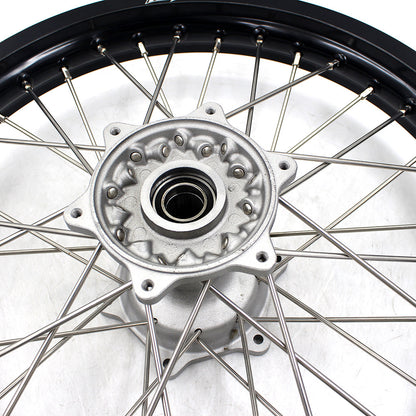 KKE 19*2.15 Cast Rear Wheel Rim For Yamaha YZ125 YZ250 YZ250F YZ450F Silver