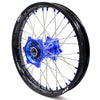 KKE 21"&18" Enduro Dirtbike Wheels For YAMAHA YZ125 YZ250 YZ250F YZ450F Blue Nipples