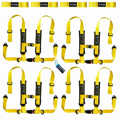Four Harness Pack Auto Buckle with Harness Collars
