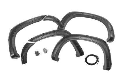 Rough Country | Defender Fender Flares | G42 White Sands | Chevy Silverado 1500 (19-26) | A-C12211-G42