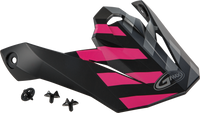 Visor W/Screws Fame Mx 86 Matte Black/Pink/Silver