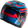 Ff 18 Drift Helmet Black/Blue/Red Xs