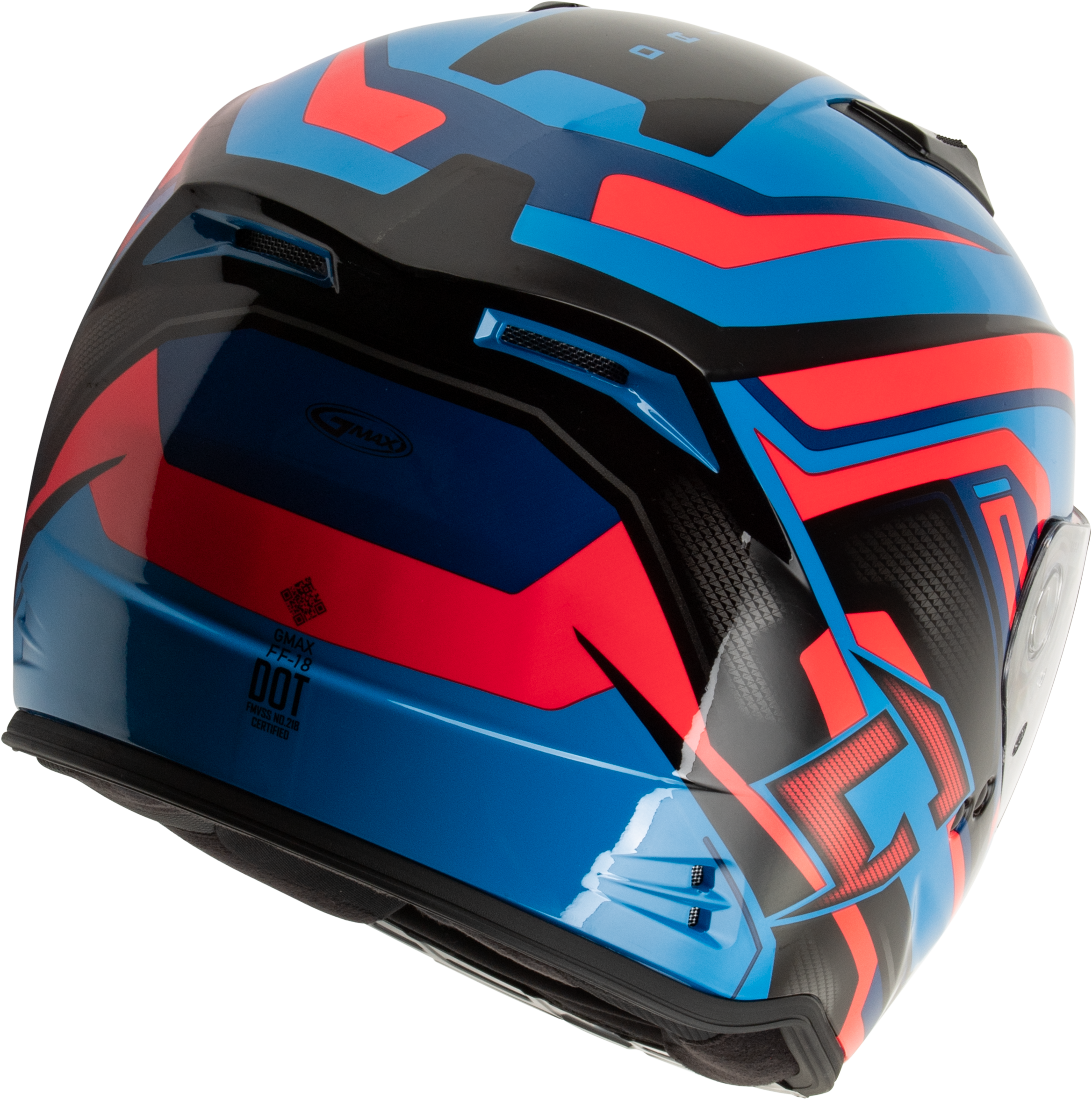 Ff 18 Drift Helmet Black/Blue/Red Xl