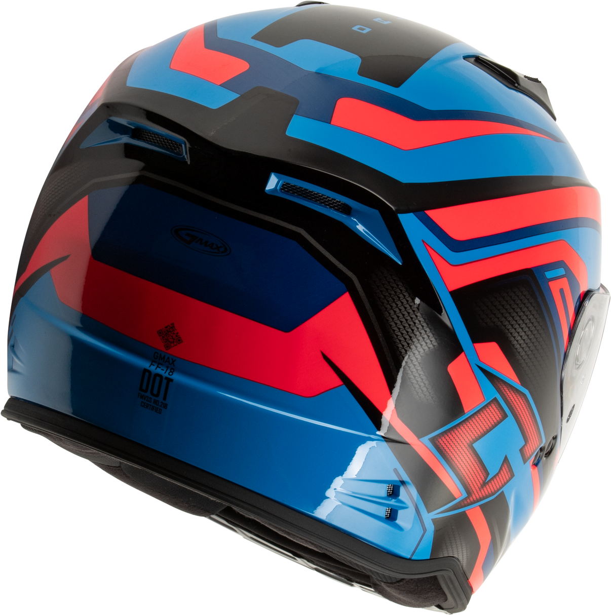 Ff 18 Drift Helmet Black/Blue/Red Sm