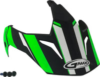 Visor W/Screws Vertical Gm 11 Black/Hi Vis Green