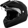 Md 74 Solid Helmets Matte Black Sm