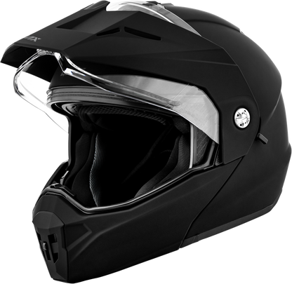 Md 74 Solid Helmets Matte Black Xl