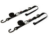 Tie Down Cam S Hook Soft Tye 1"X6' Black/Black Pair