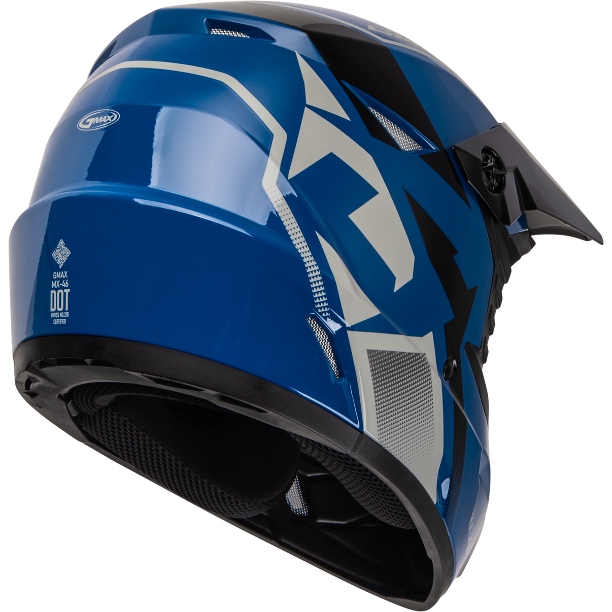 Mx 46 Compound Helmet Blue/Black/Grey 2x