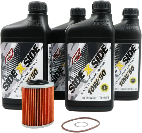 KLOTZ Side X Side Oil Change Kit 10w50 - Part Number KU-105