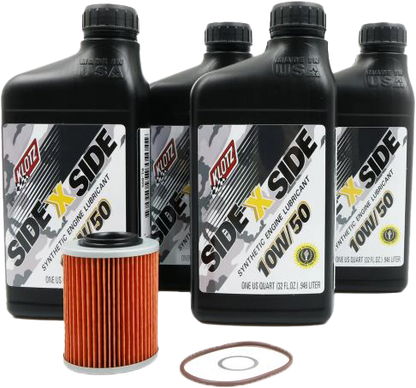 KLOTZ Side X Side Oil Change Kit 10w50 - Part Number KU-105