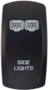 Dash Switch Rocker Face Side Litghts