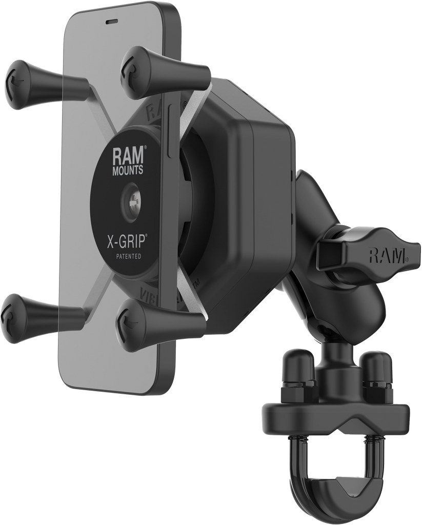 X Grip Vibe Safe Phone Mount With U Bolt Base Medium