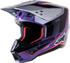 S M5 Sail Helmet Violet/Blk/Slvr Glossy Sm