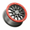 Alpha Bdlk 15x7 5/4.5 (+53mm) Gunmetal/Red