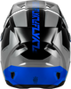 Kinetic Crest Helmet Grey/Black/Blue Xl