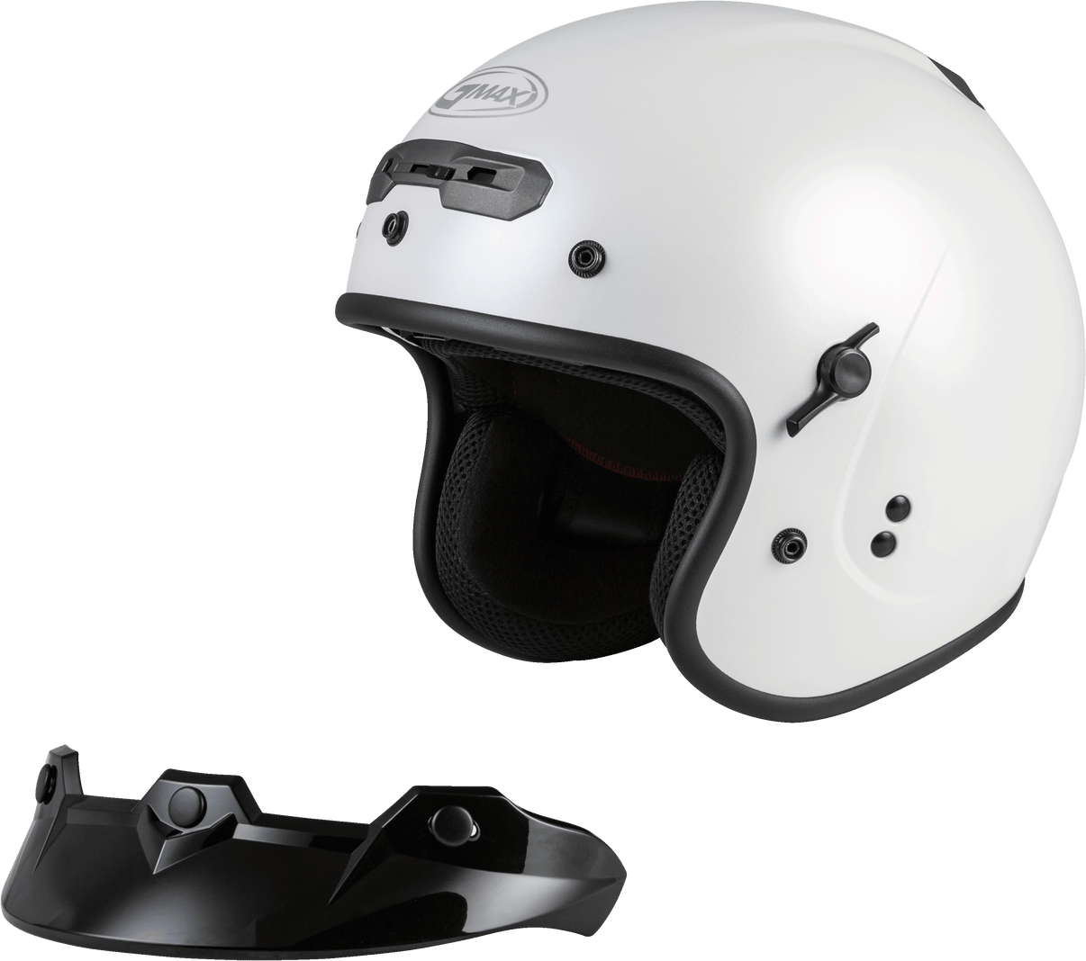 Gm 32 Open Face Helmet Pearl White 3x