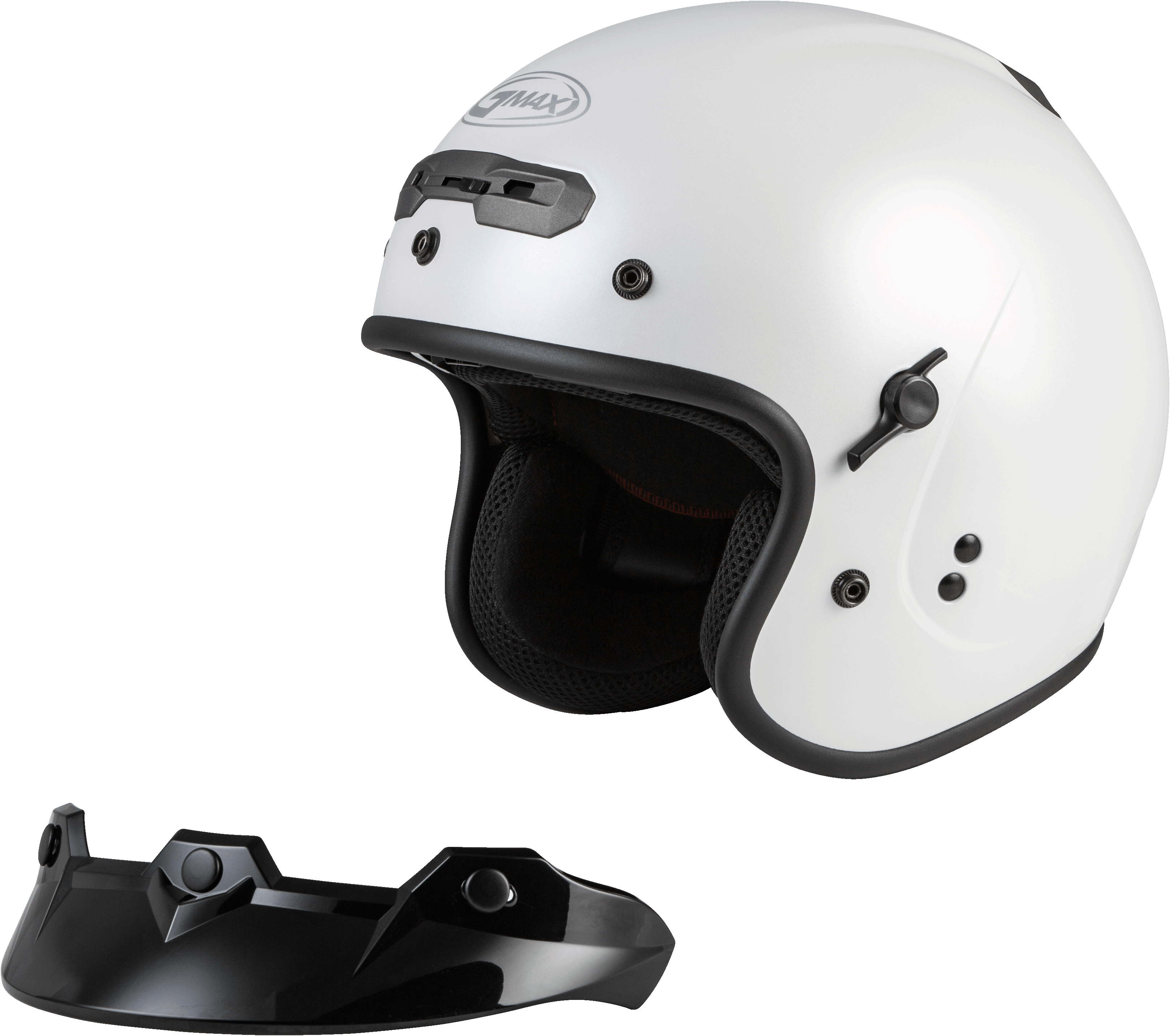 Gm 32 Open Face Helmet Pearl White 3x