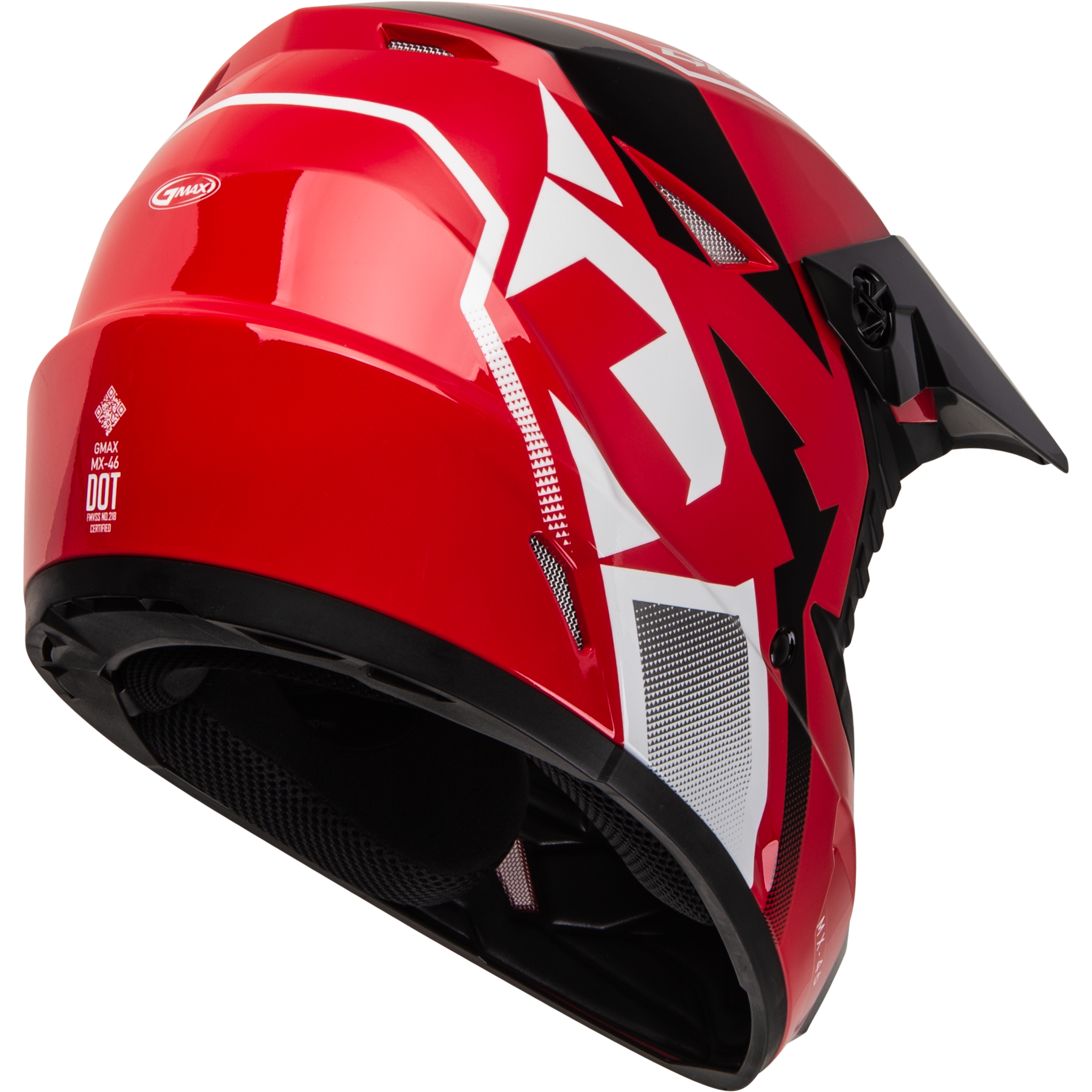 Mx 46 Compound Helmet Red/Black/White Xl