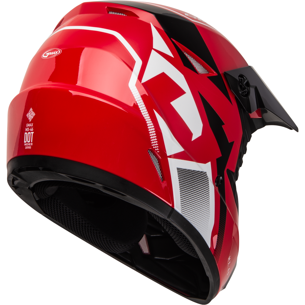 Mx 46 Compound Helmet Red/Black/White Xs