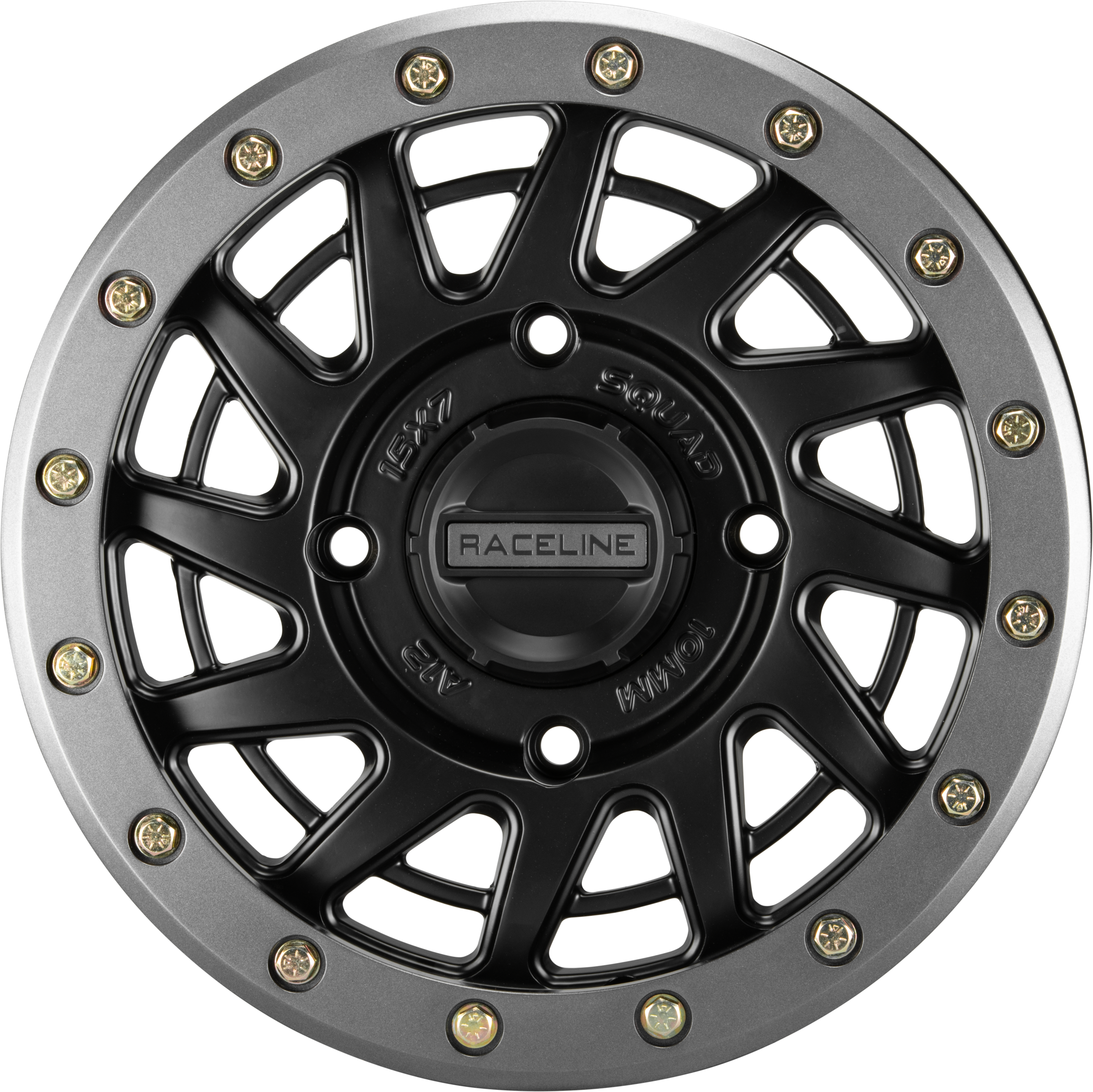 Squad Bdlk Wheel 15x7 4/156 6+1(+38mm) Blk/Gunmetal