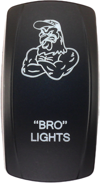 Dash Switch Rocker Face Bro Lights