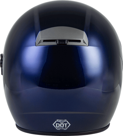 Gm 32 Open Face Helmet Blue Lg