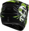 Youth Mx 46y Unstable Helmet Matte Black/Green Yl