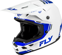 Kinetic Verdict Helmet White/Blue/Grey 2x