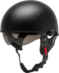 Hh 65 Half Helmet Naked Matte Black 2x