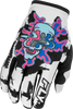 Lite Warp Gloves White/Blue/Pink Md