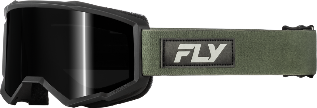 Focus Sand Goggle Green/Black W/ Dark Smoke Lens