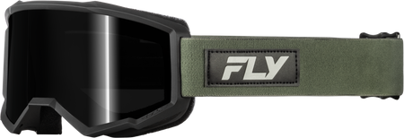 Focus Sand Goggle Green/Black W/ Dark Smoke Lens