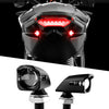 Mini Led Turn Signal Black Red Pair
