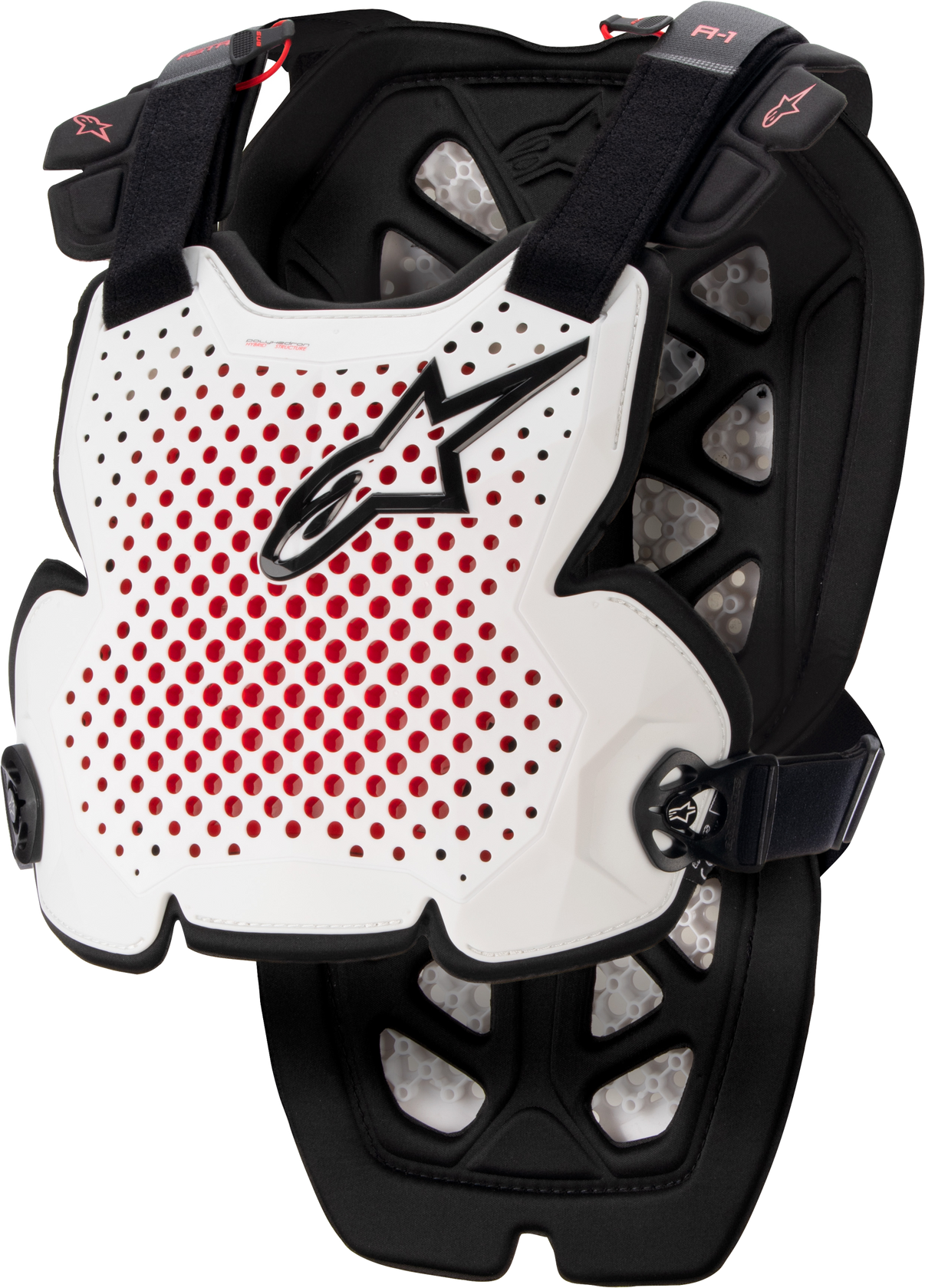 A 1 Chest Protector White/Black/Red Xl/2x