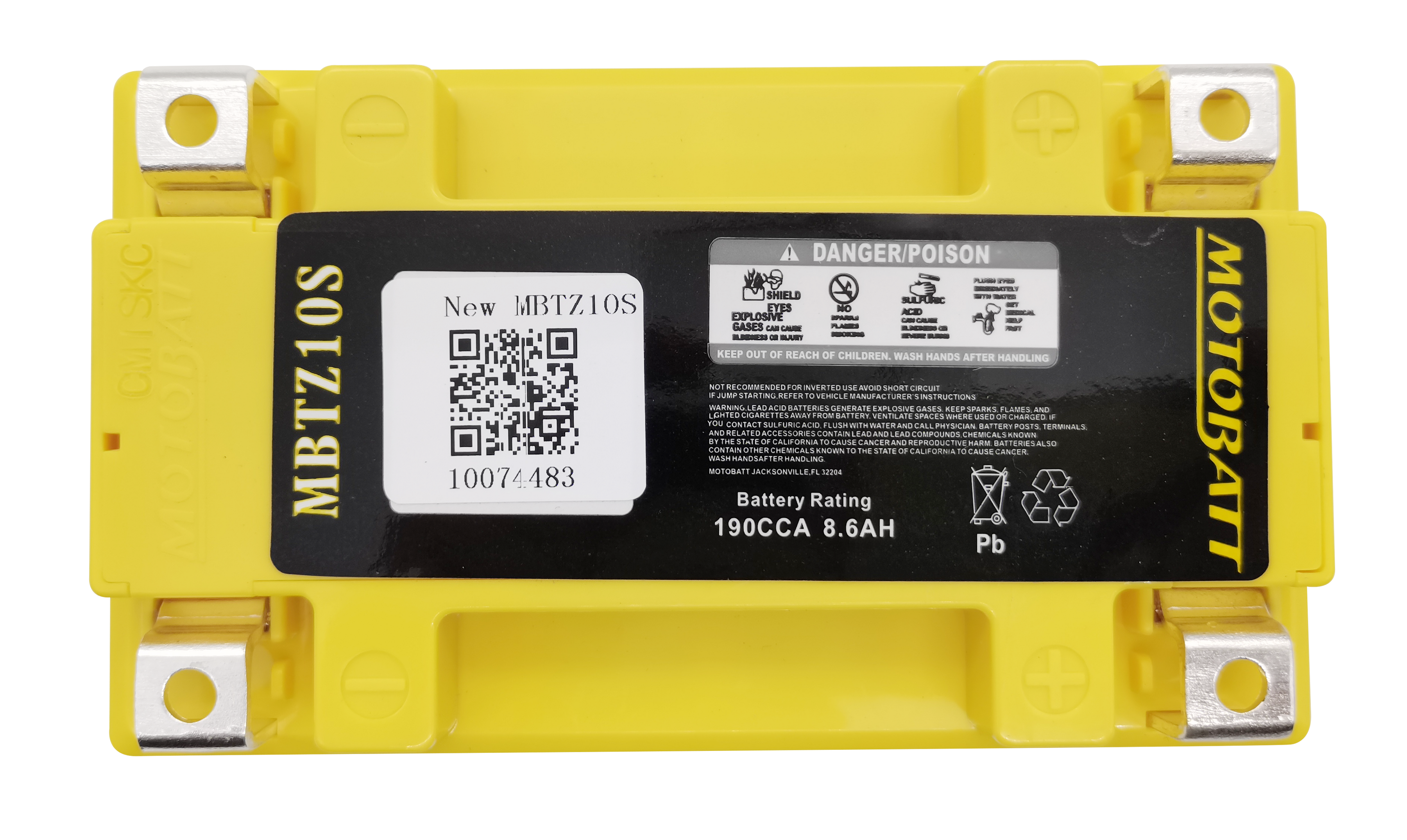 Battery Mbtz10s Sealed Factory Activated