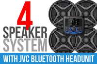 4 Speaker Plug And Play Kit With Jvc Mr1 Receiver