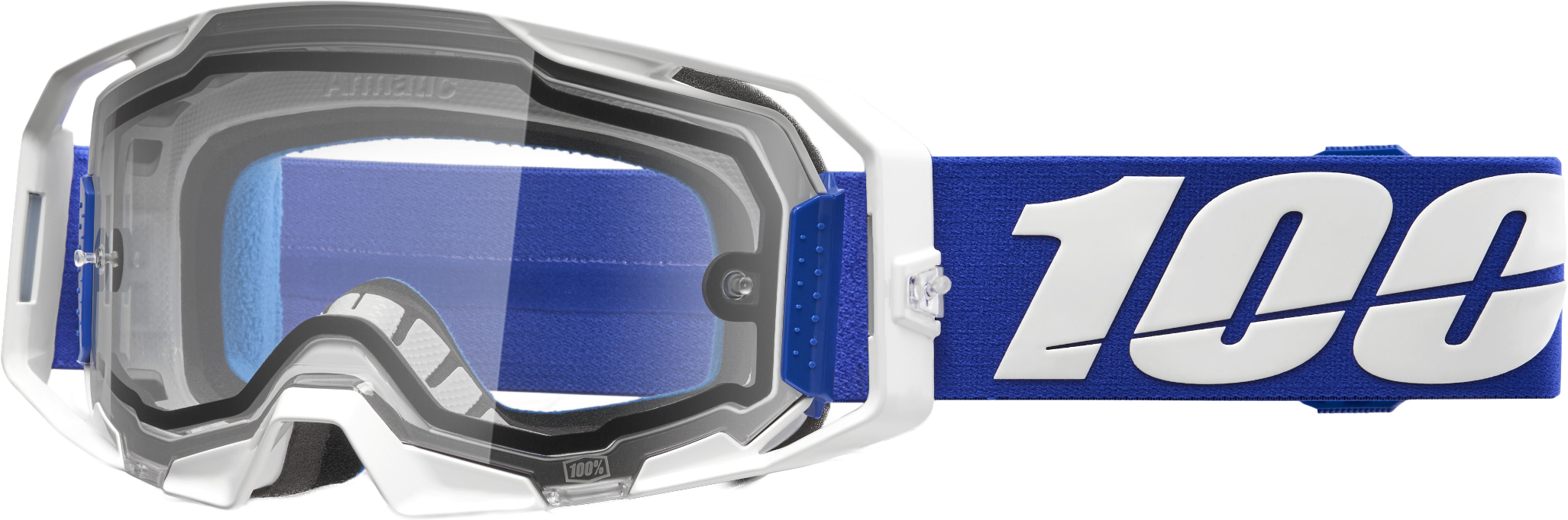 Armatic  Enduro Moto Goggle Blue Clear Lens