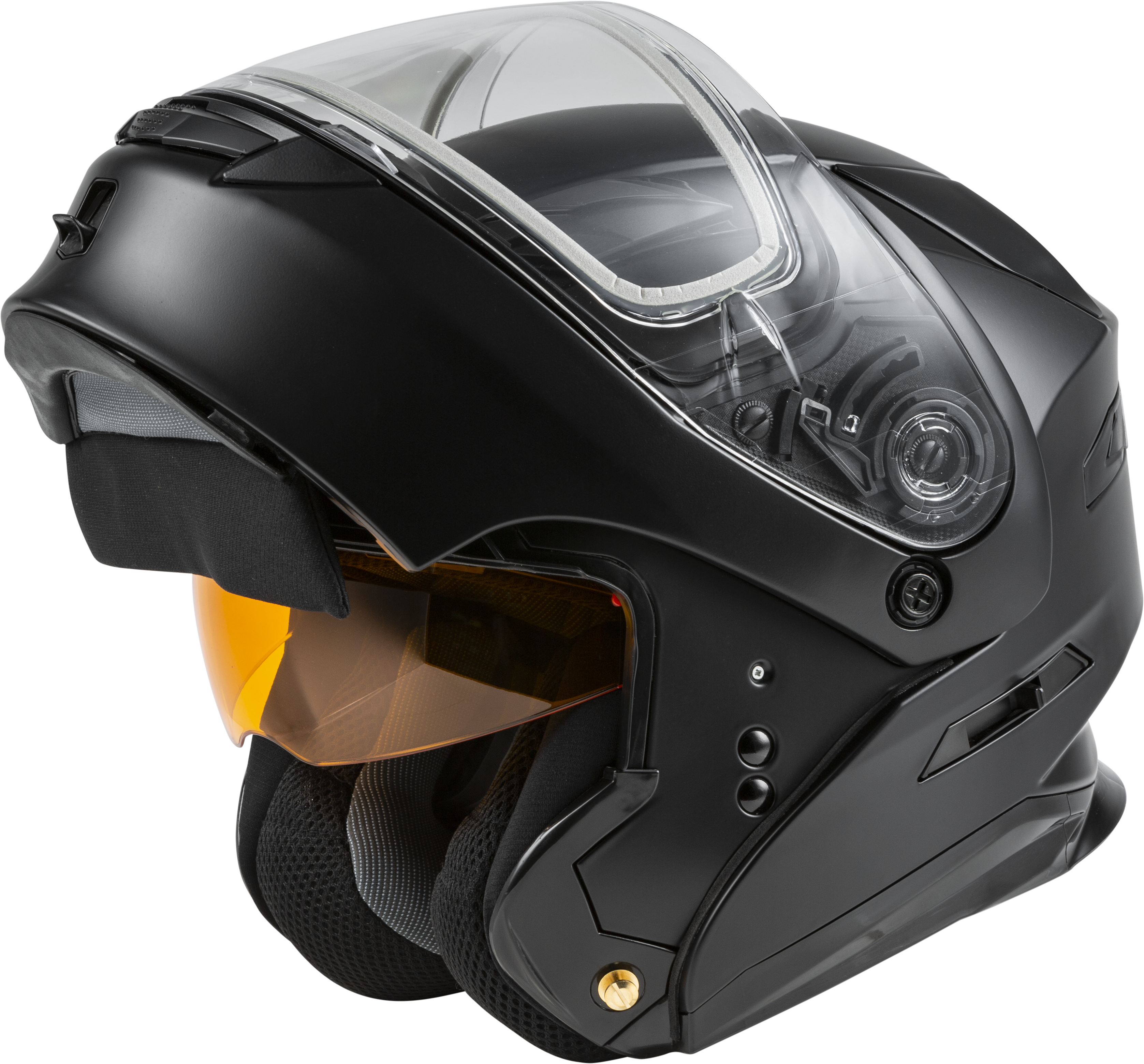 Md 01s Modular Snow Helmet Matte Black Xs
