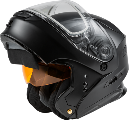 Md 01s Modular Snow Helmet Matte Black Xs