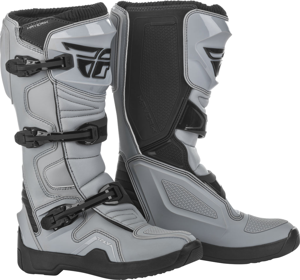 FLY RACING Maverik Boots Grey/Black Size 13 - Part Number 364-68013