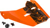 Visor W/Screws Dominant Mx 46y Matte Orange/Black Ys Yl