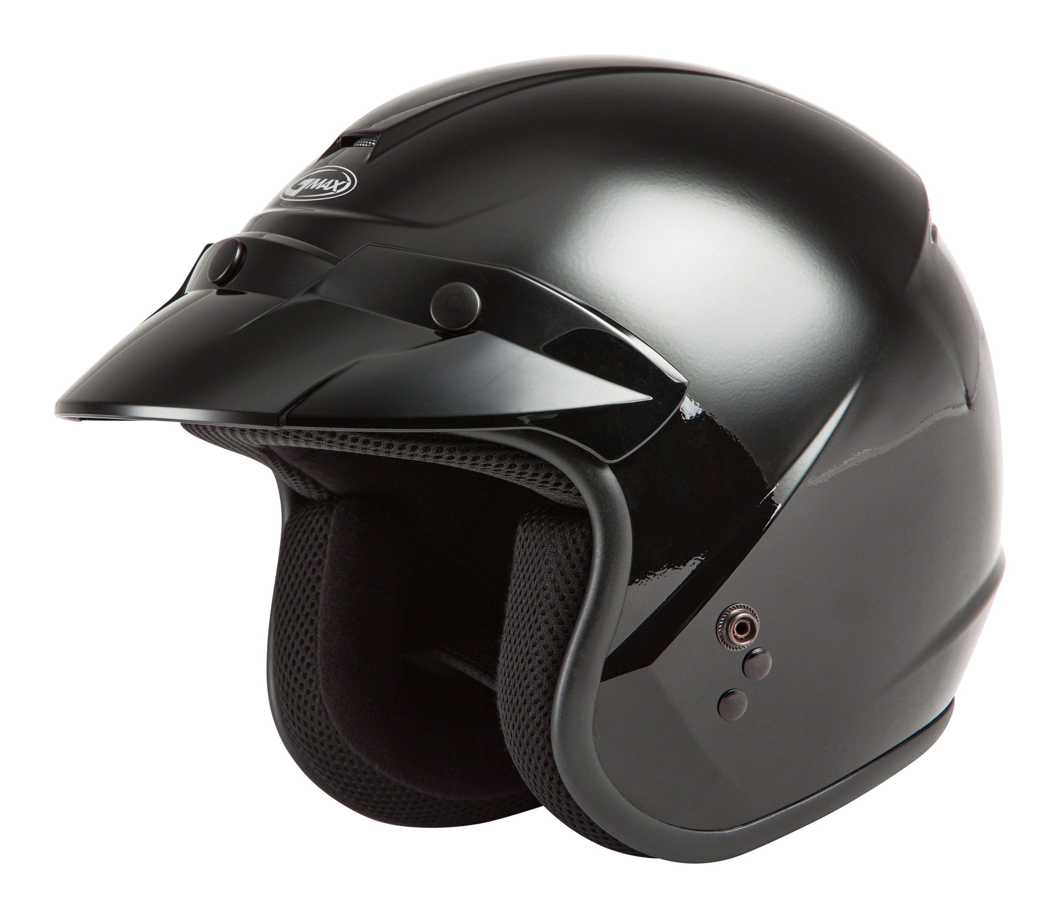 Youth Of 2y Open Face Helmet Black Yl