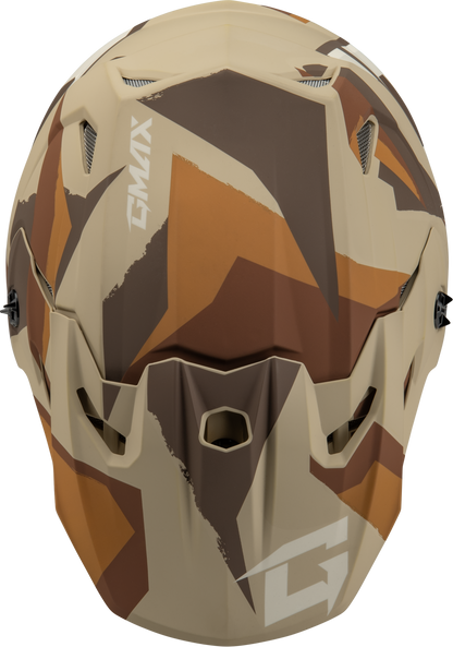 Mx 96 Splinter Helmet Matte Brown/Tan/White  Xl