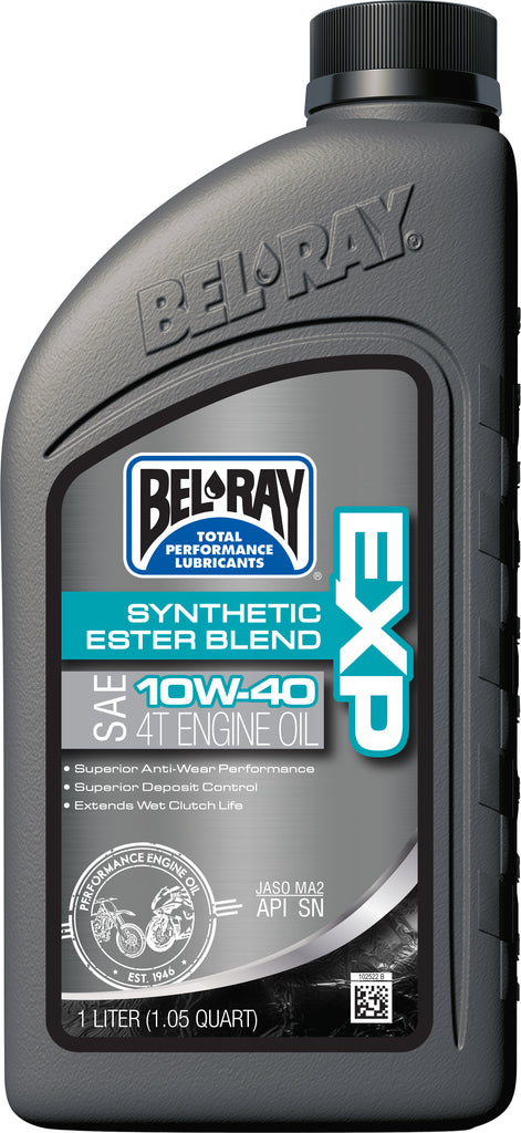 BEL-RAY EXP Synthetic Ester Blend 4T Engine Oil 10W-40 - 1L
