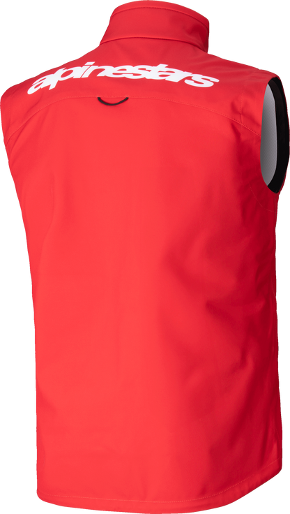 Youth Techstar Softshell Vest Bright Red Md