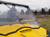 Can-Am Commander Scratch Resistant Flip Windshield